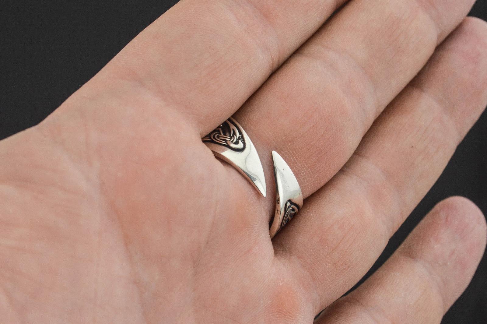 Bague Anneau Viking Torvald — Argent 925
