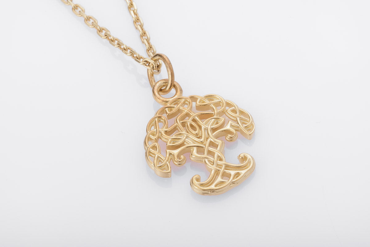 Pendentif Arbre de Vie et Yggdrasil — Argent 925