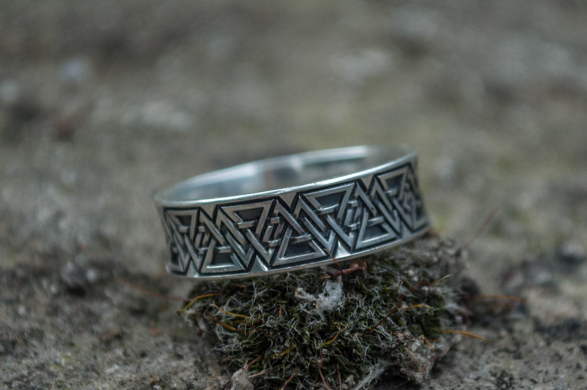 Bague Valknut Bjorn — Argent 925