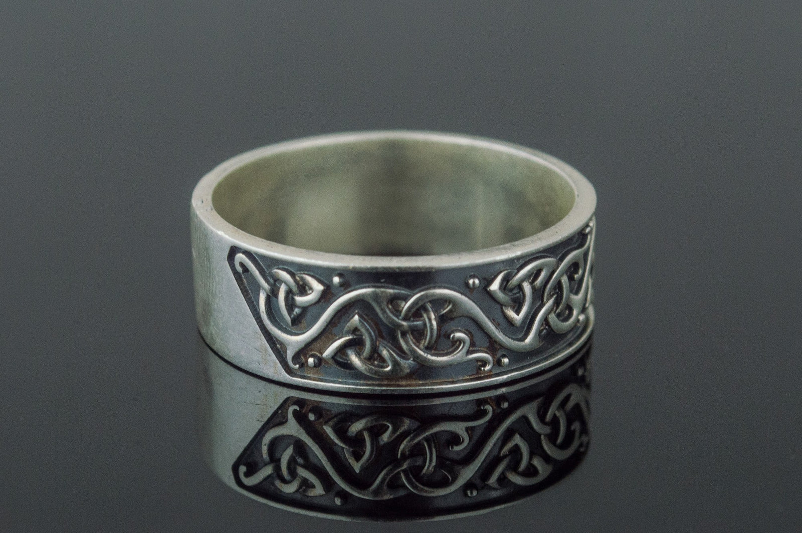 Bague Anneau Viking Halvar — Argent 925