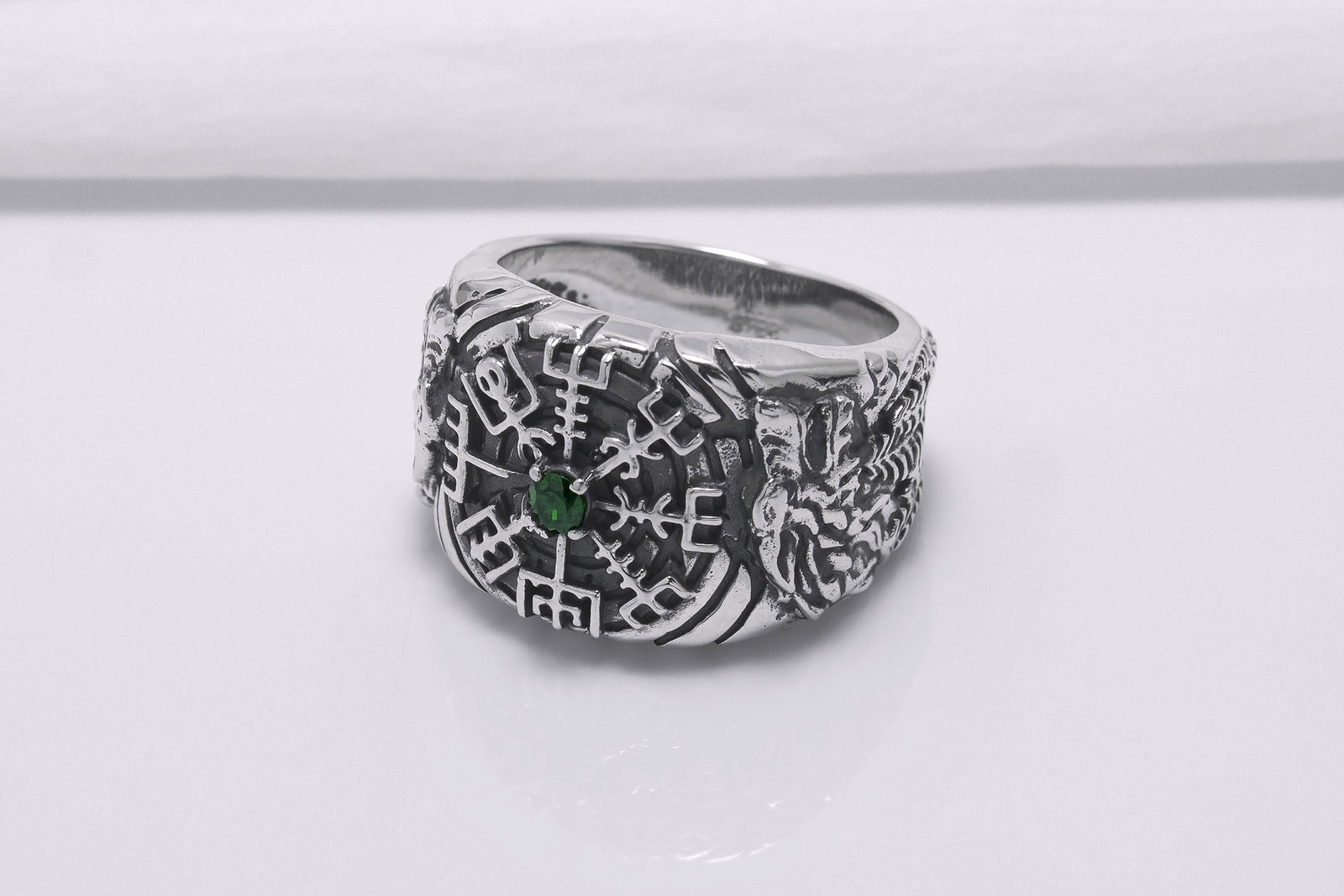 Bague Chevalière Viking Sigrun — Argent 925