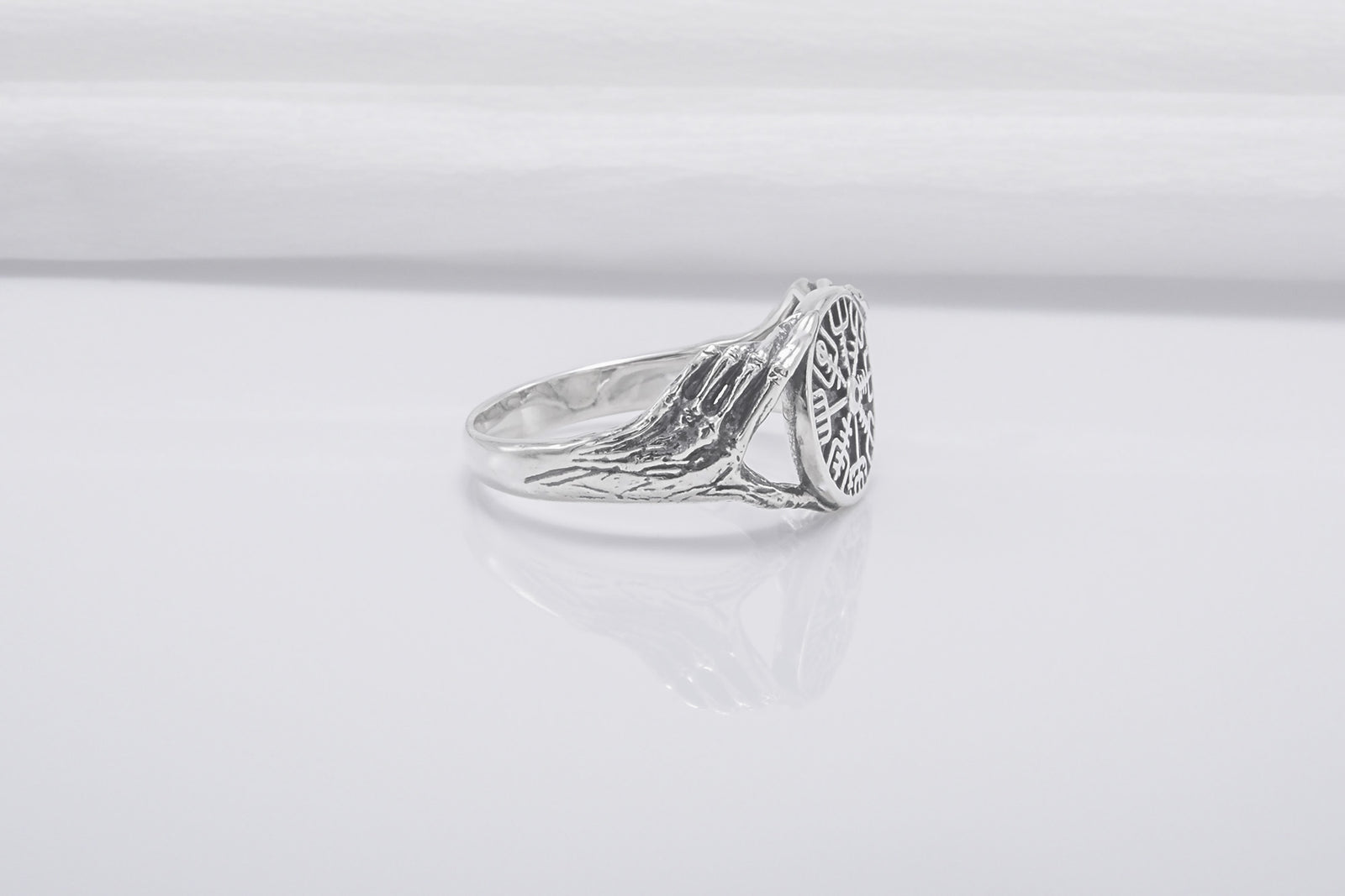 Bague Minimaliste Vegvisir — Argent 925