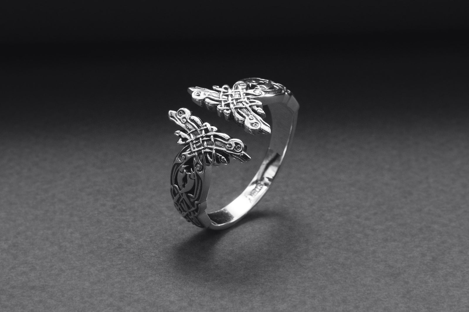 Bague Symboles Vikings Sigurd — Argent 925