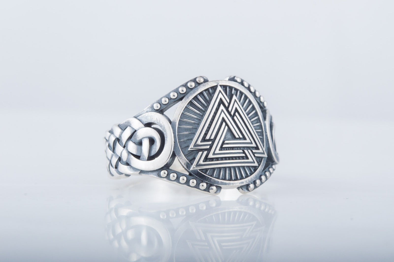 Bague Chevalière Viking Rurik — Argent 925