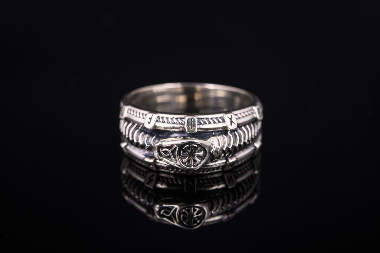 Bague Anneau Viking Gudrun — Argent 925