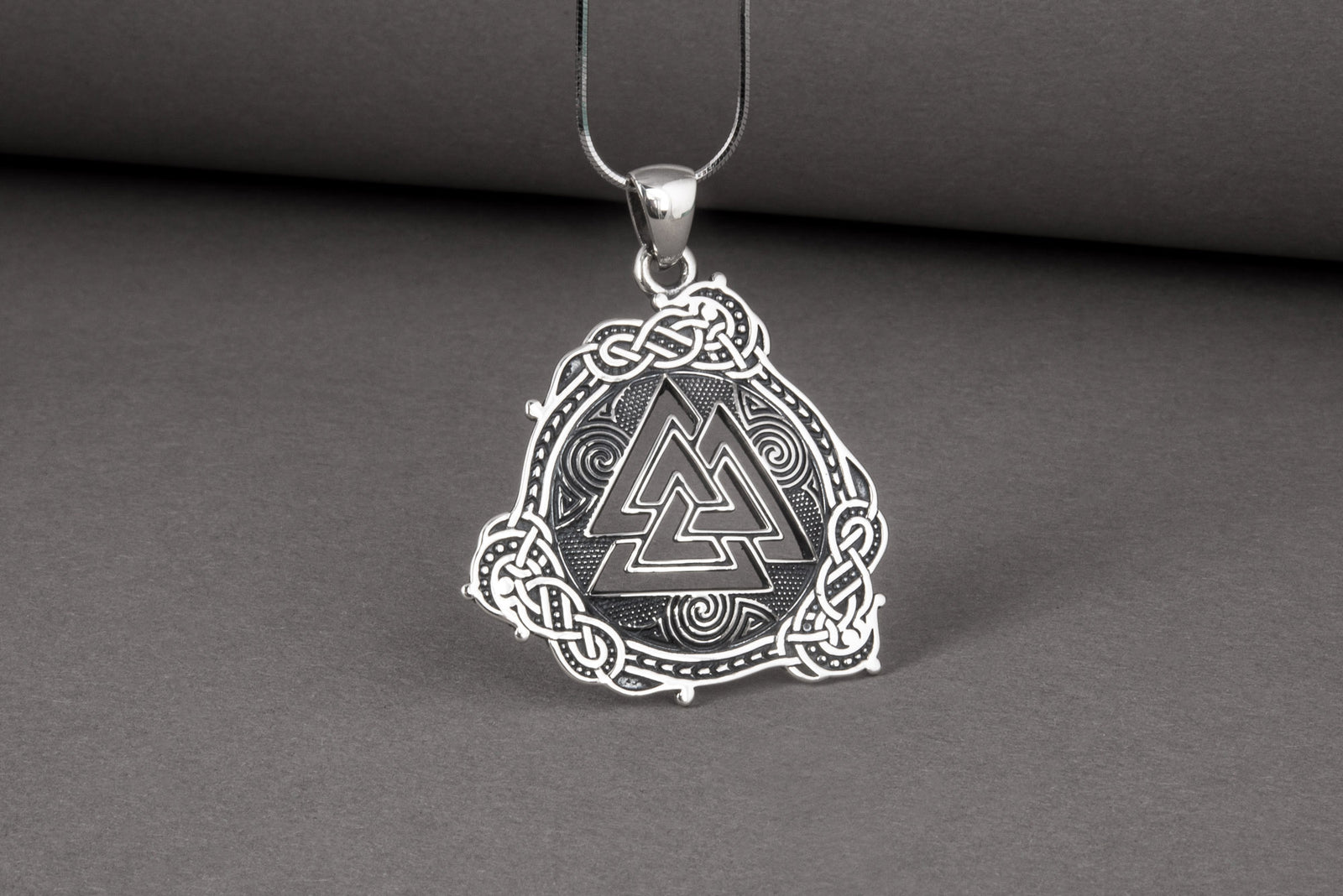Pendentif Valknut et Ornement Ivar — Argent 925