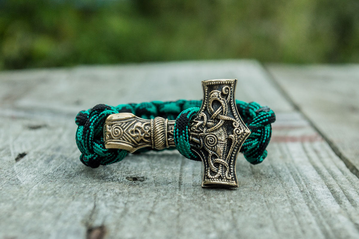 Bracelet Paracorde Ivar — Argent 925