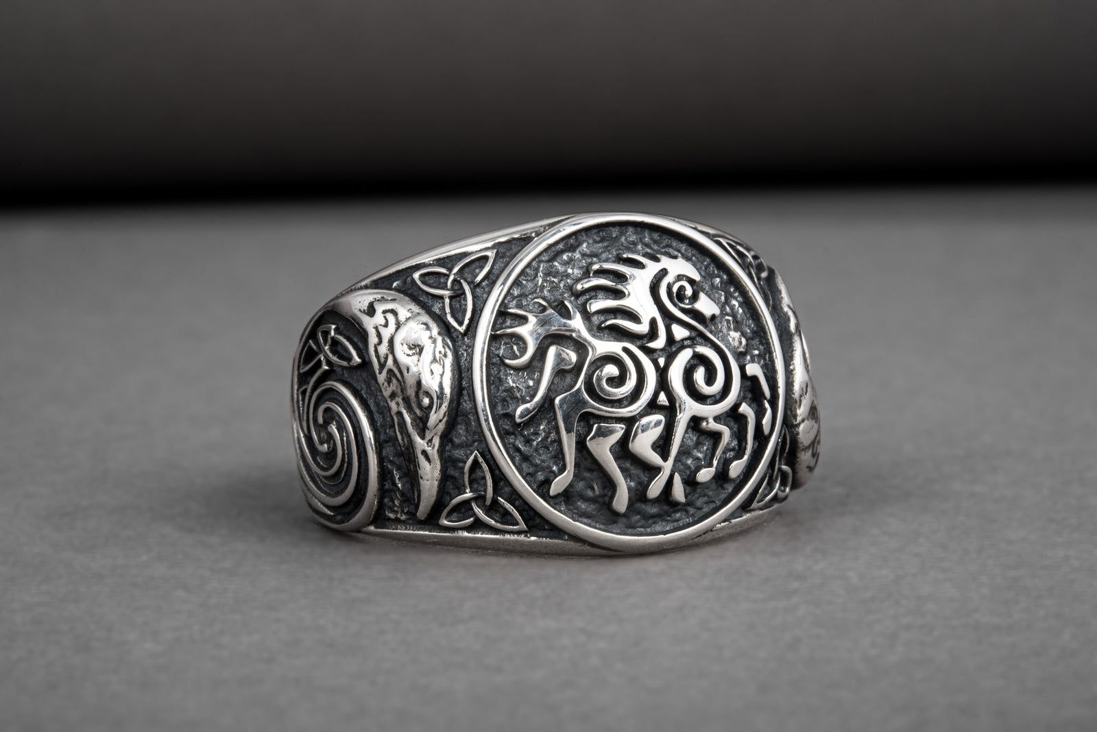 Bague Viking Berserker — Argent 925