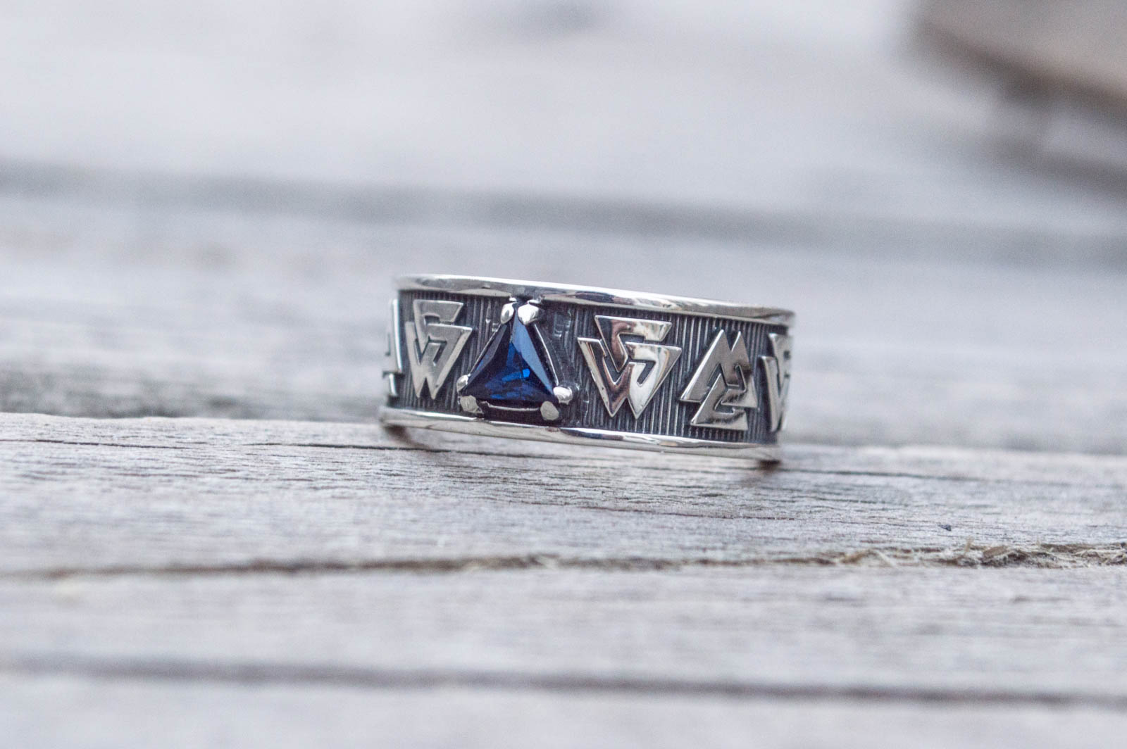 Bague Anneau Viking Bjorn — Argent 925