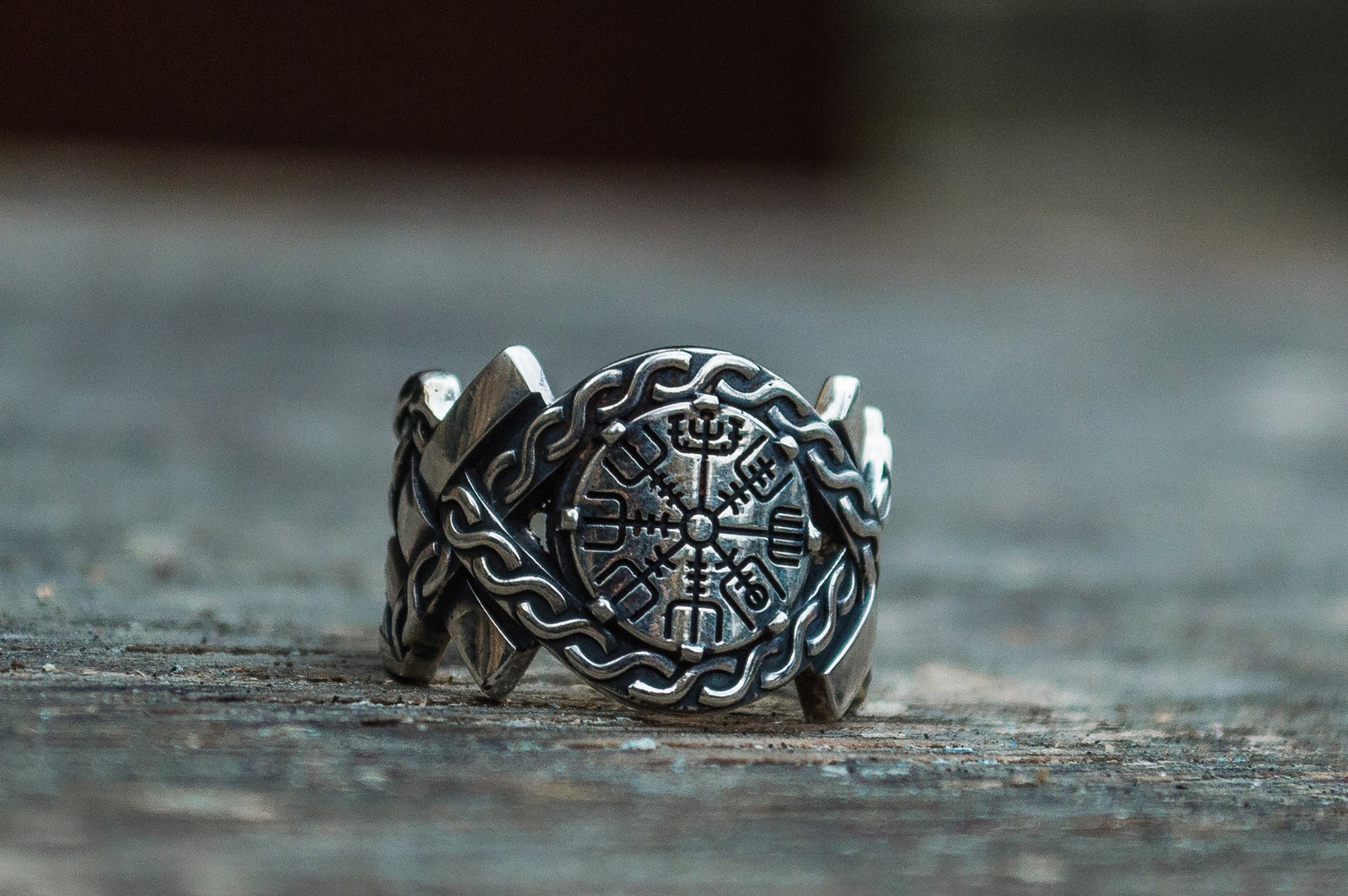 Bague Chevalière Viking Ivar — Argent 925