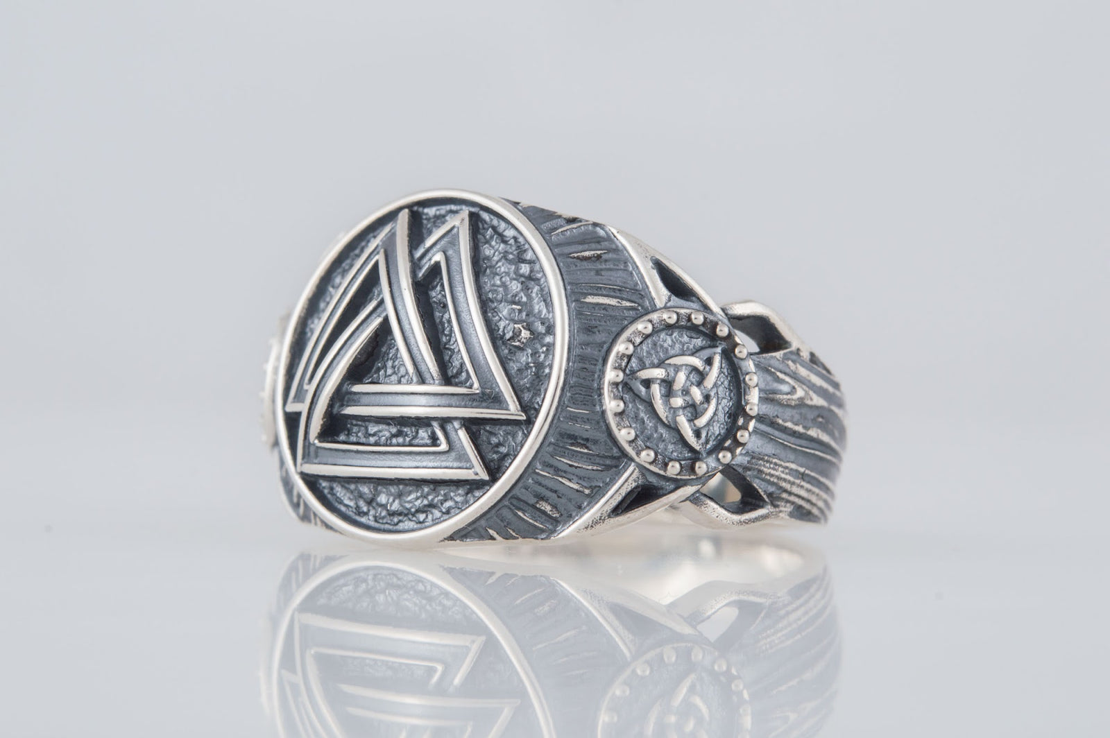 Bague Valknut Ivar — Argent 925
