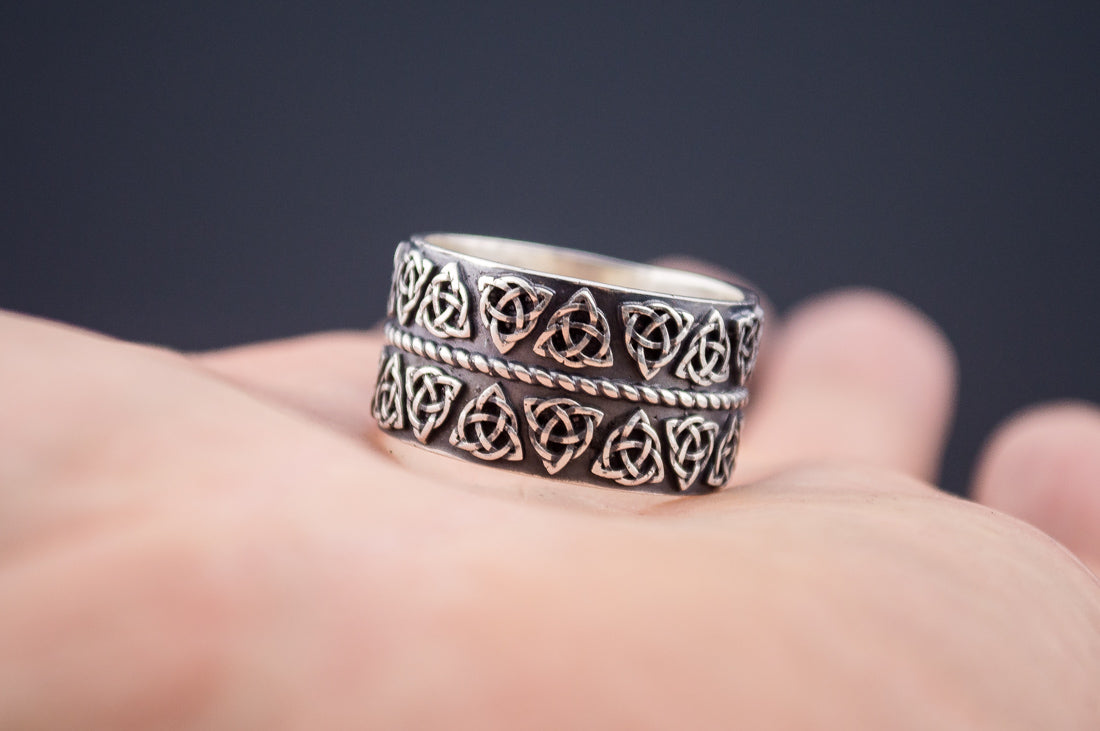 Bague Anneau Viking Hakon — Argent 925