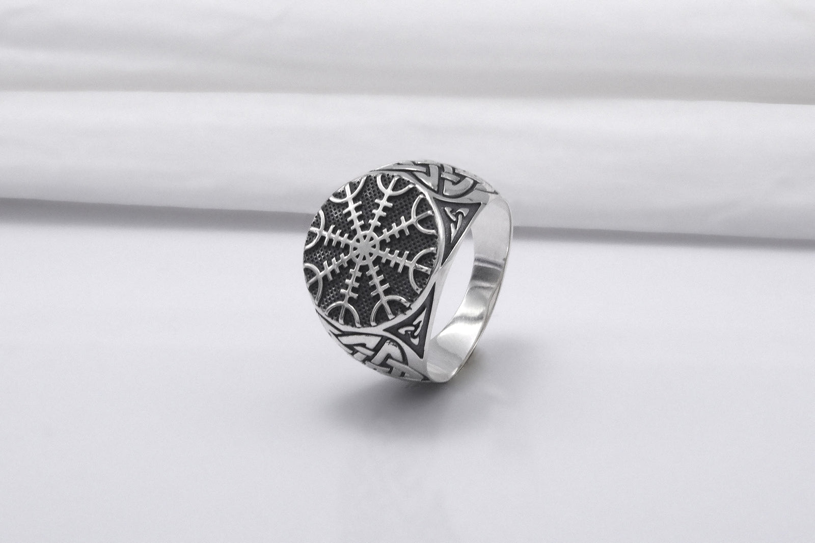 Bague Chevalière Viking Freyja — Argent 925