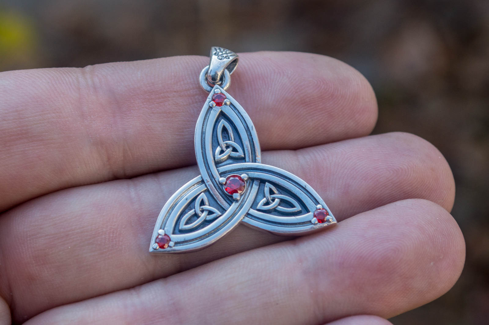 Pendentif Viking Leif — Argent 925