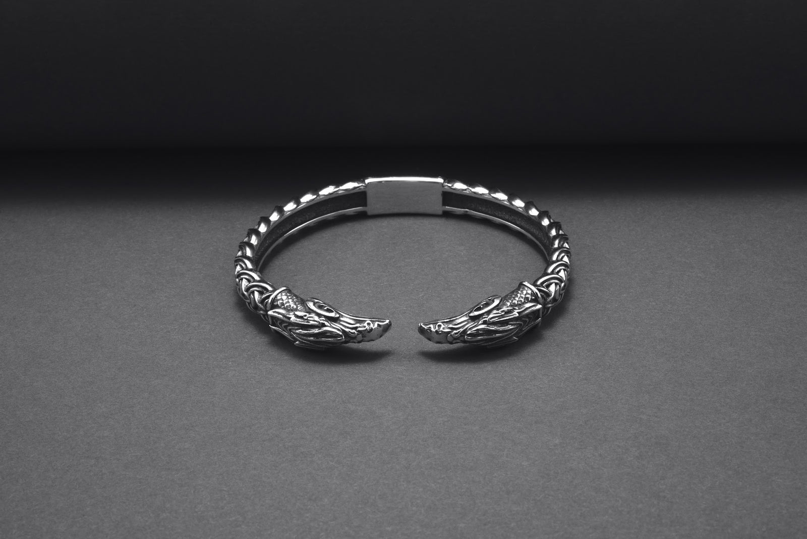 Bracelet Corbeaux et Ornement — Argent 925