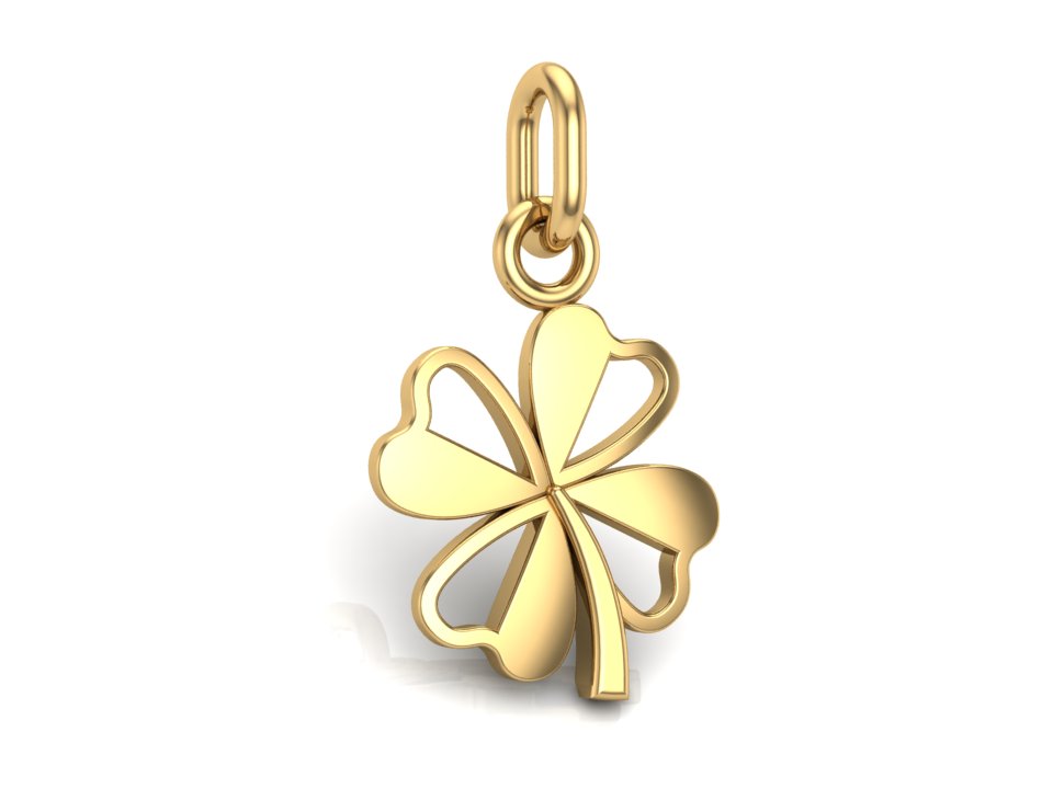 Pendentif Feuille — Argent 925