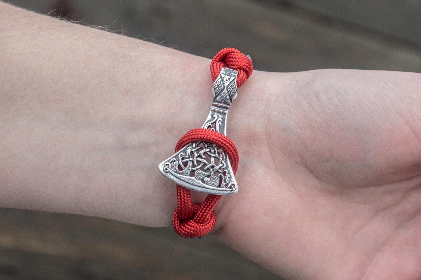 Pendentif Paracorde Leif — Argent 925