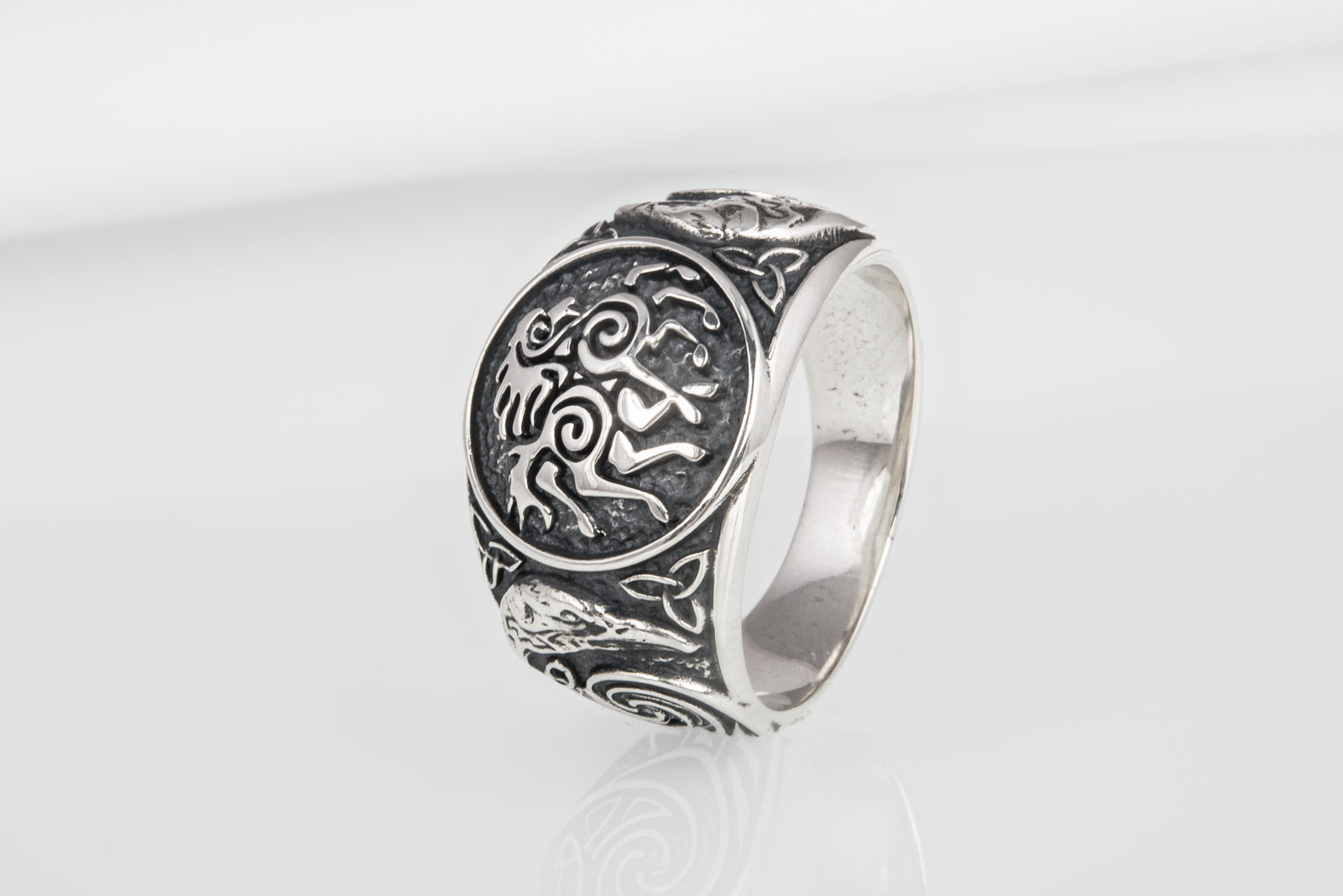 Bague Viking Berserker — Argent 925