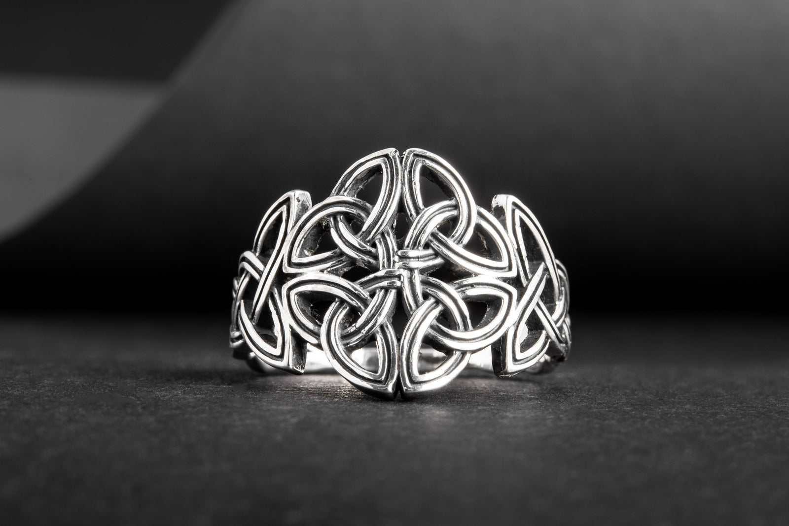 Bague Ornement Viking — Argent 925
