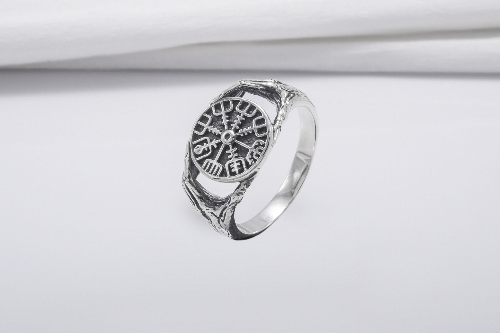 Bague Minimaliste Vegvisir — Argent 925