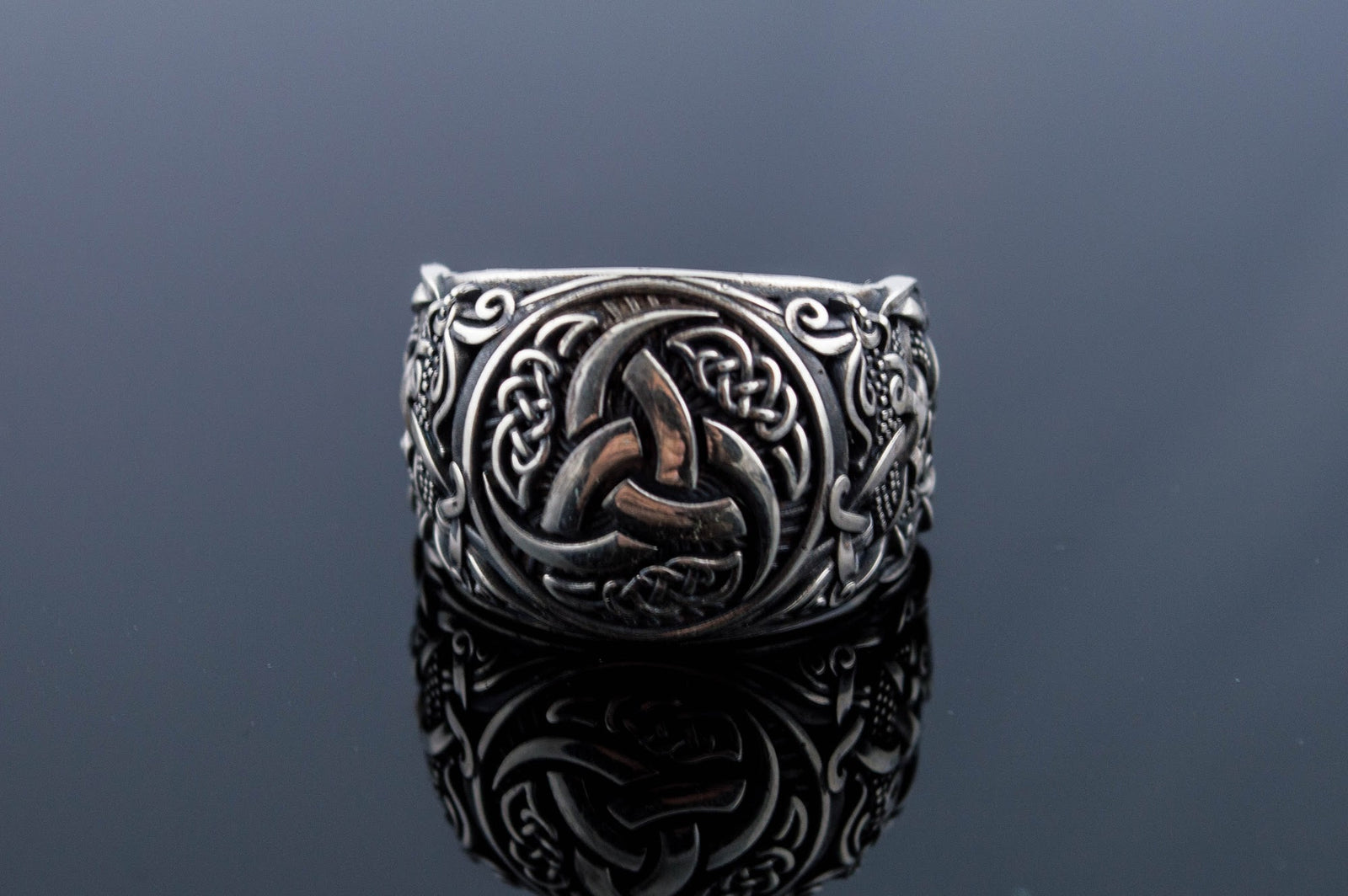 Bague Viking Style Mammen — Argent 925