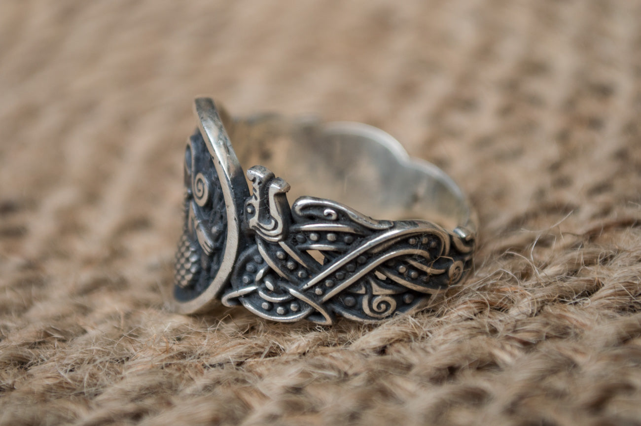 Bague Chevalière Viking Erik — Argent 925