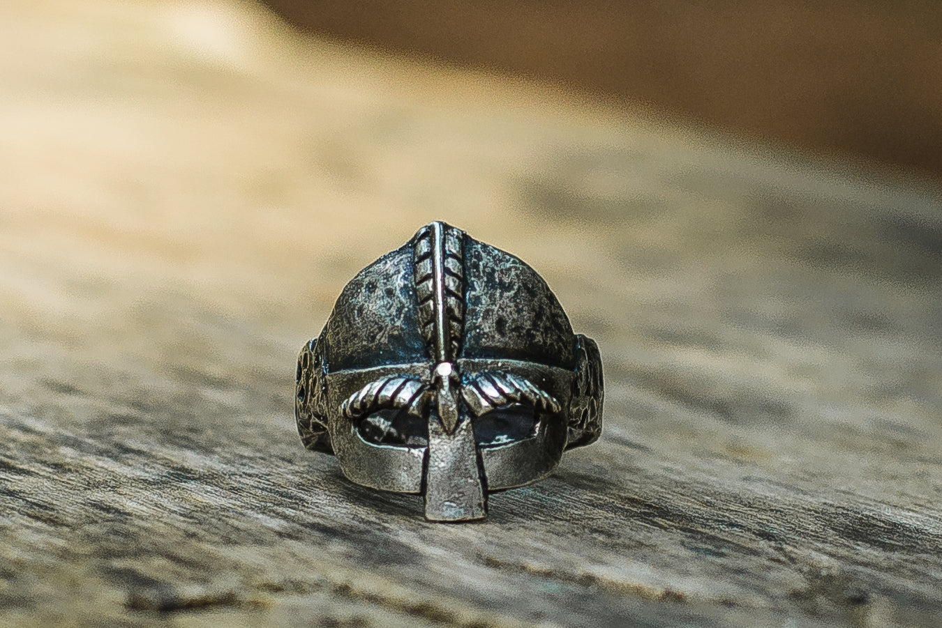 Bague Casque — Argent 925