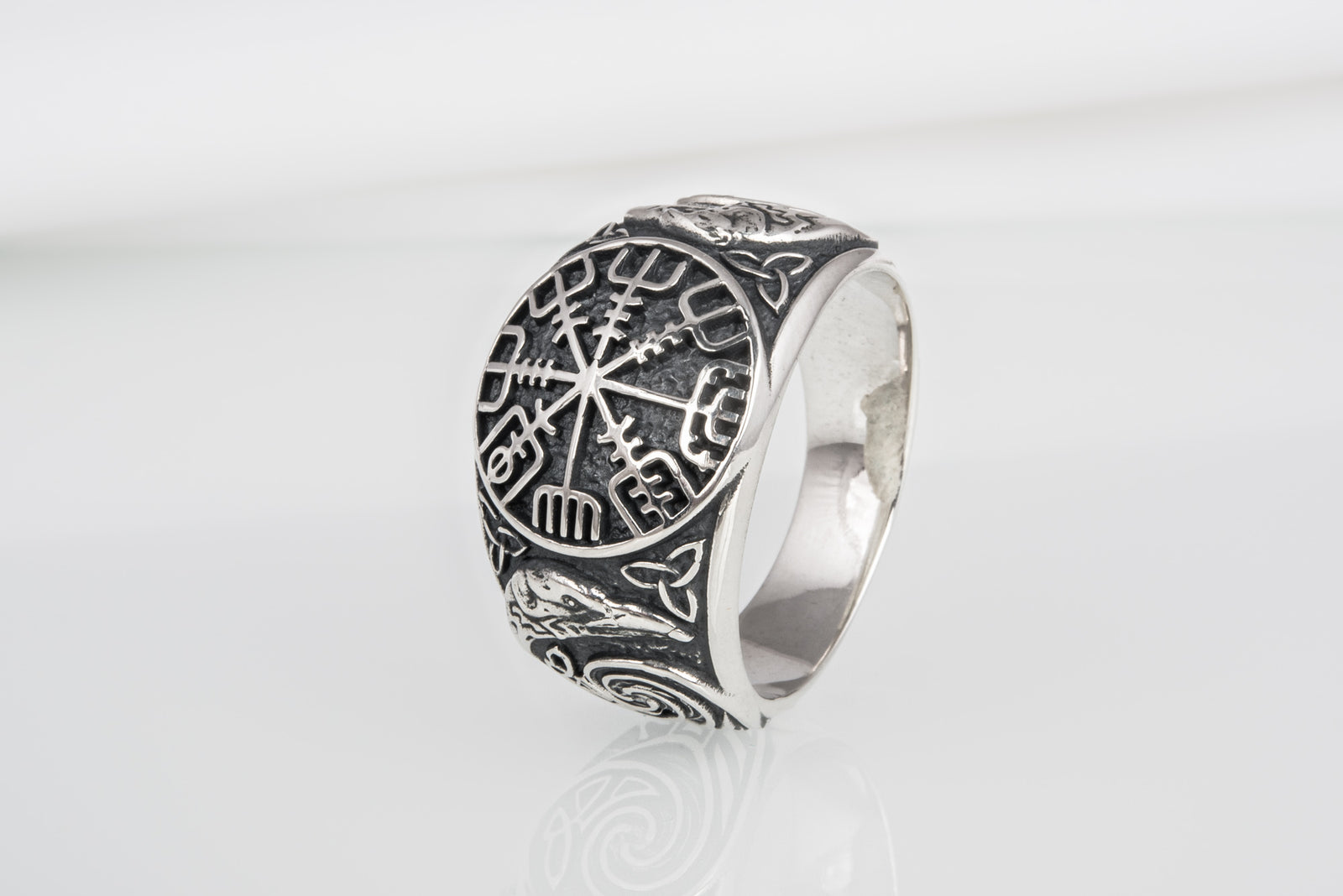Bague Viking Drakkar — Argent 925
