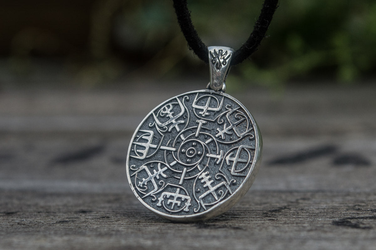 Pendentif Vegvisir — Argent 925