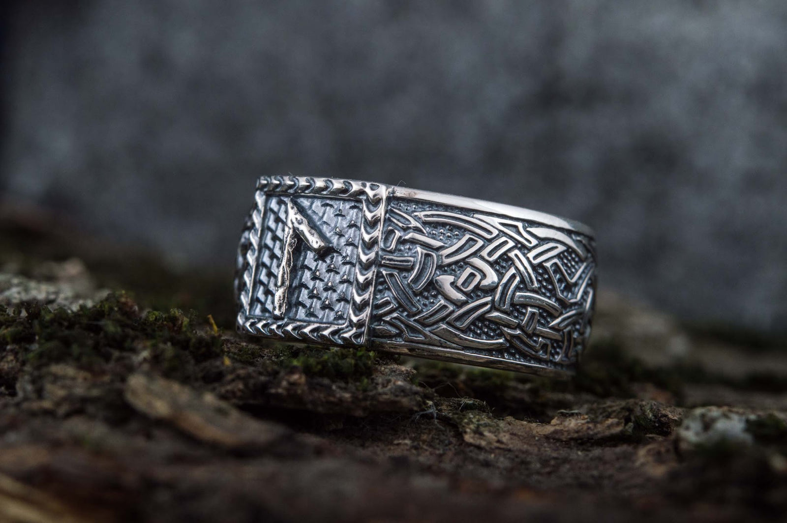 Bague Runique Sigurd — Argent 925