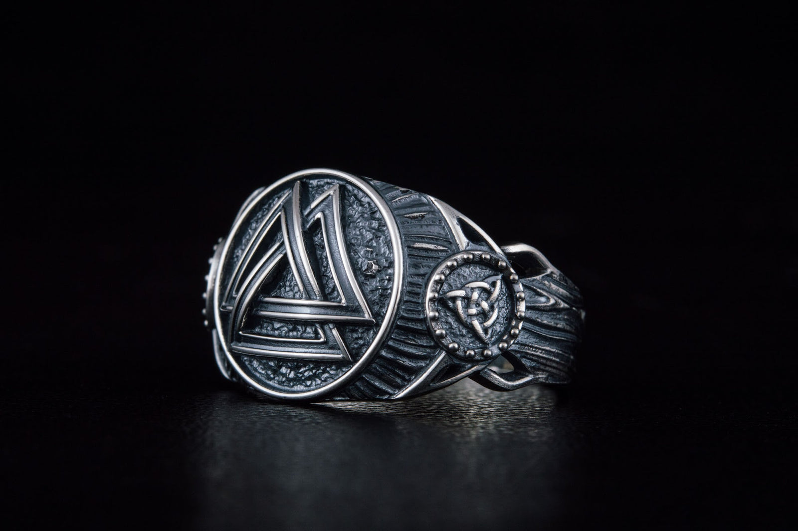 Bague Valknut Ivar — Argent 925