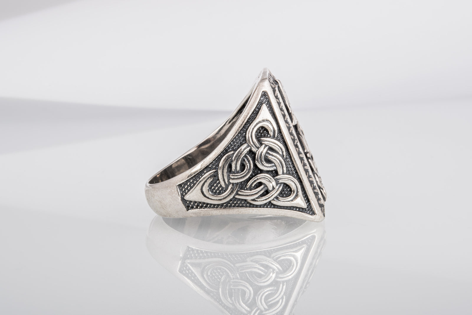 Bague Ornement et Fenrir — Argent 925