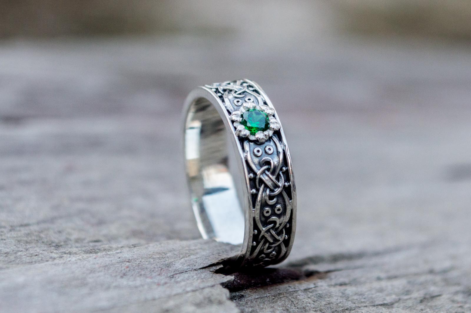 Bague Anneau Viking Leif — Argent 925