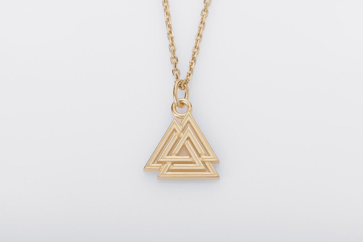 Pendentif Valknut Miniature — Argent 925