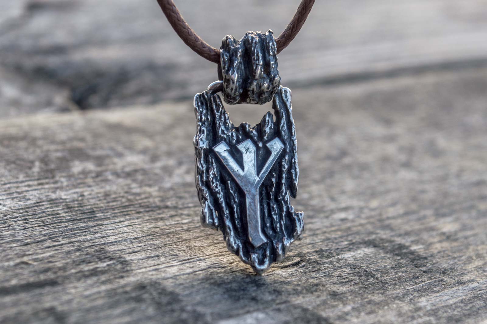Pendentif Rune Runique — Argent 925