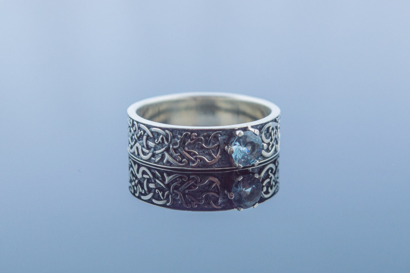 Bague Anneau Viking Olaf — Argent 925