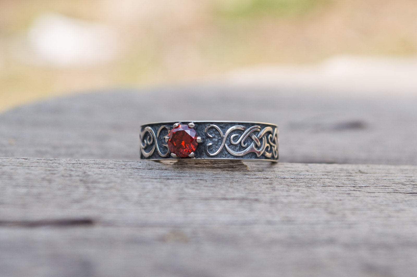 Bague Anneau Viking Harald — Argent 925