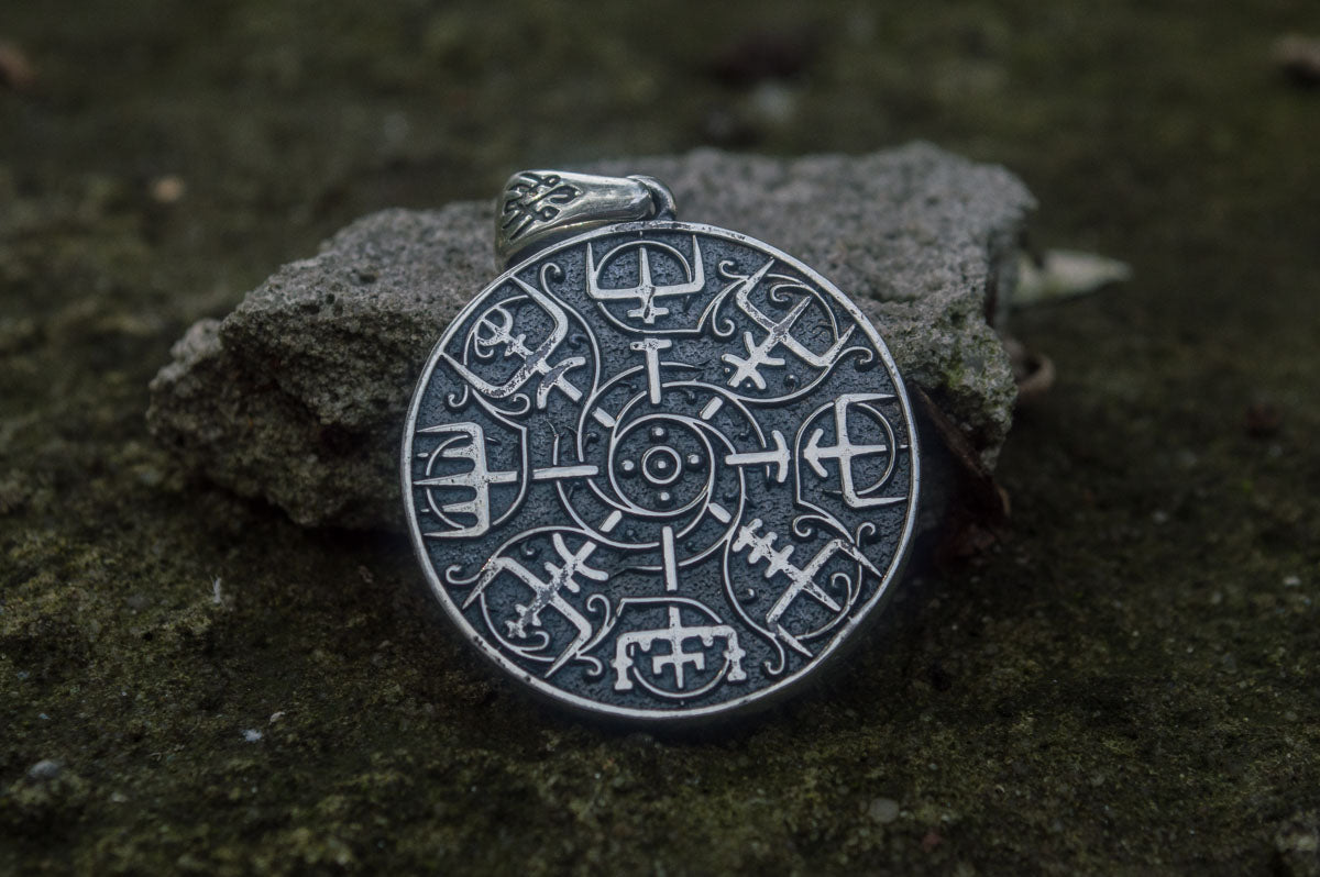 Pendentif Vegvisir — Argent 925