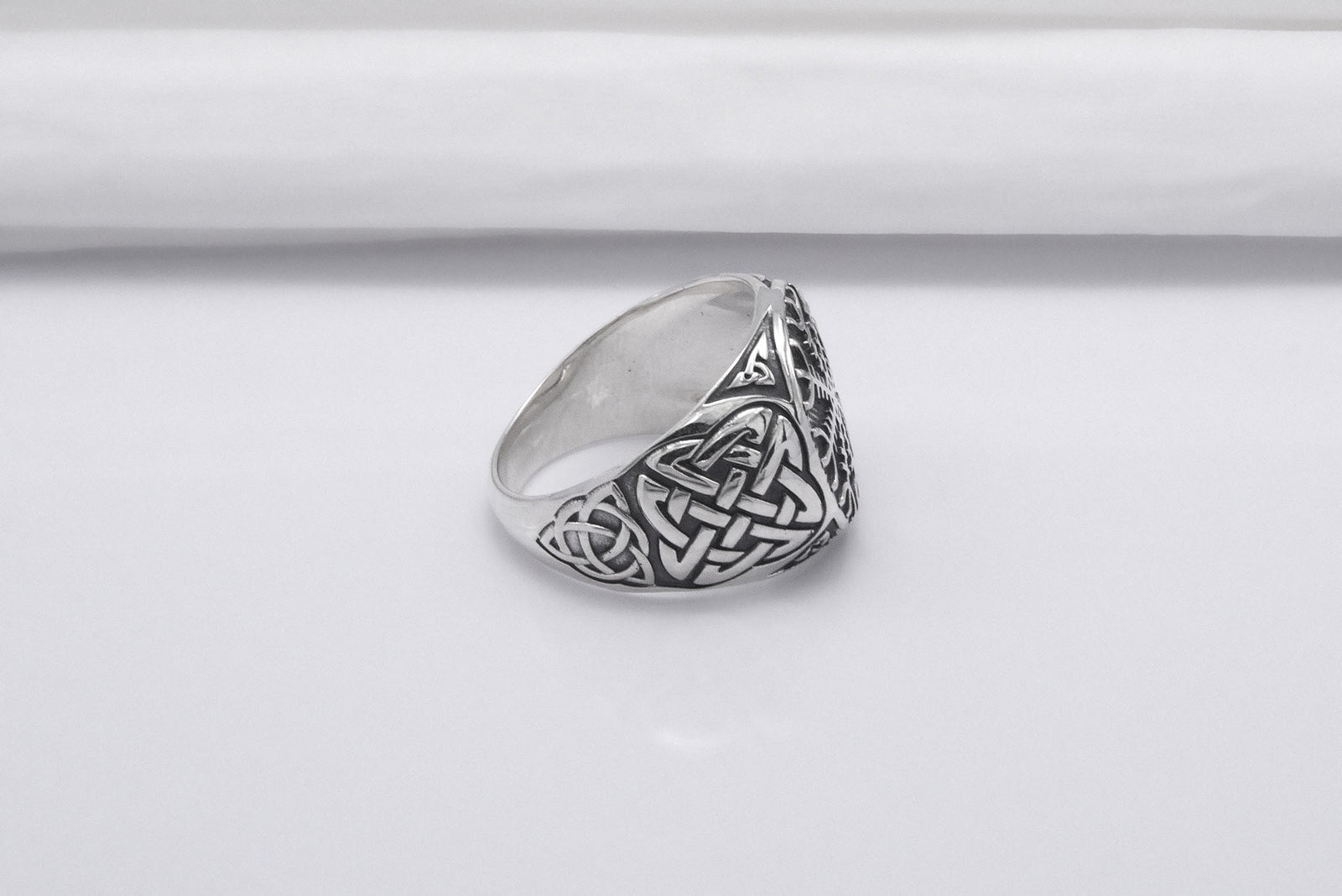 Bague Chevalière Viking Freyja — Argent 925