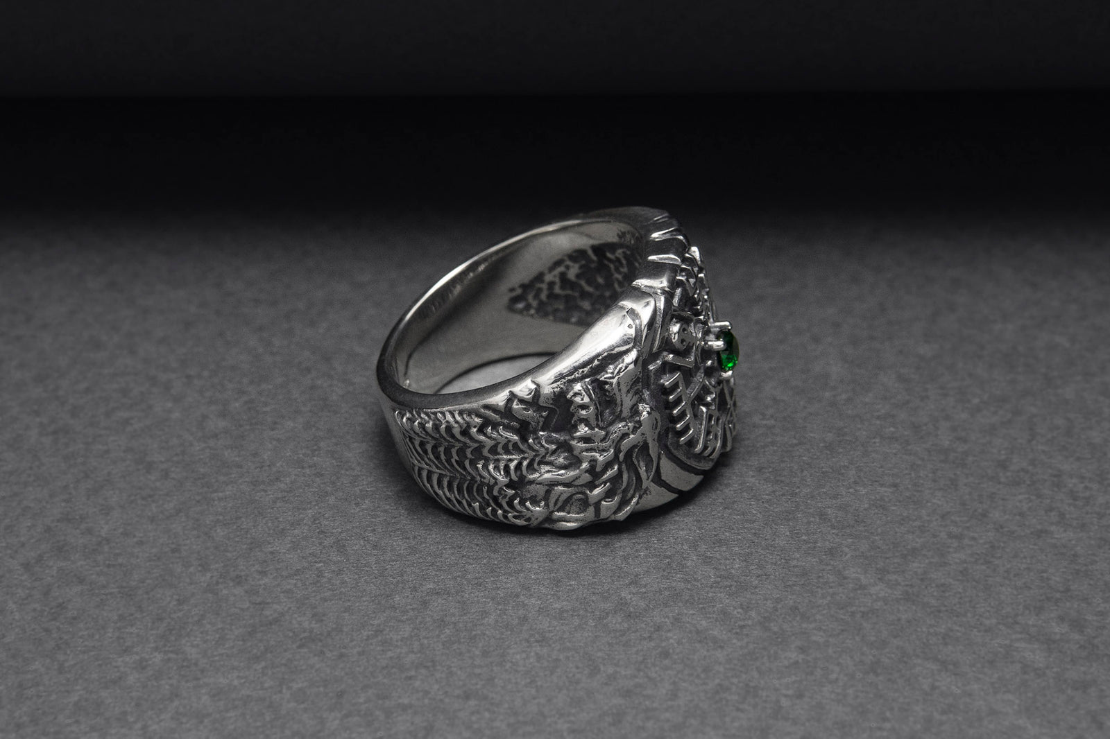 Bague Chevalière Viking Sigrun — Argent 925