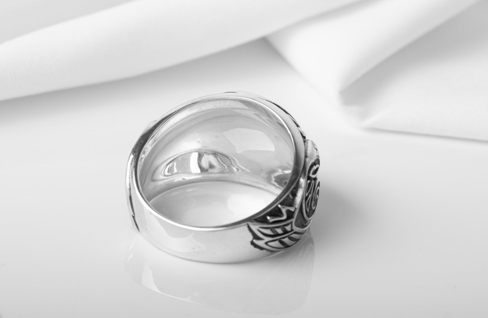 Bague Chevalière Viking Harald — Argent 925