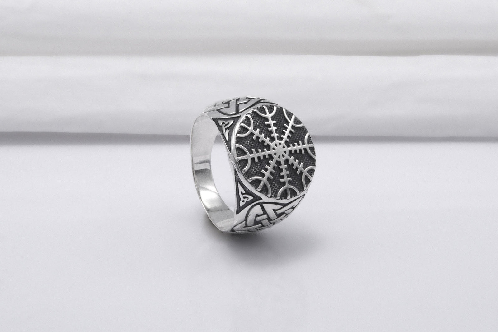 Bague Chevalière Viking Freyja — Argent 925