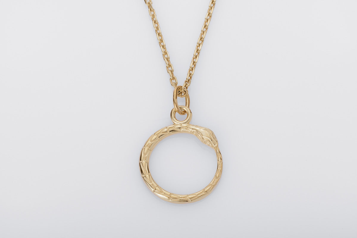 Pendentif Ouroboros Miniature — Argent 925