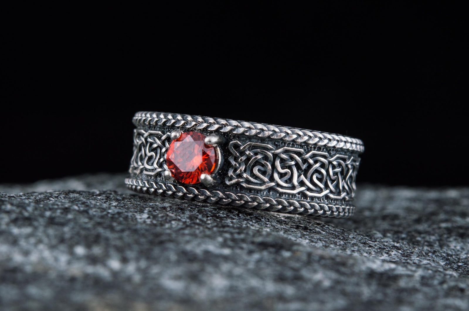 Bague Ornement Halvar — Argent 925