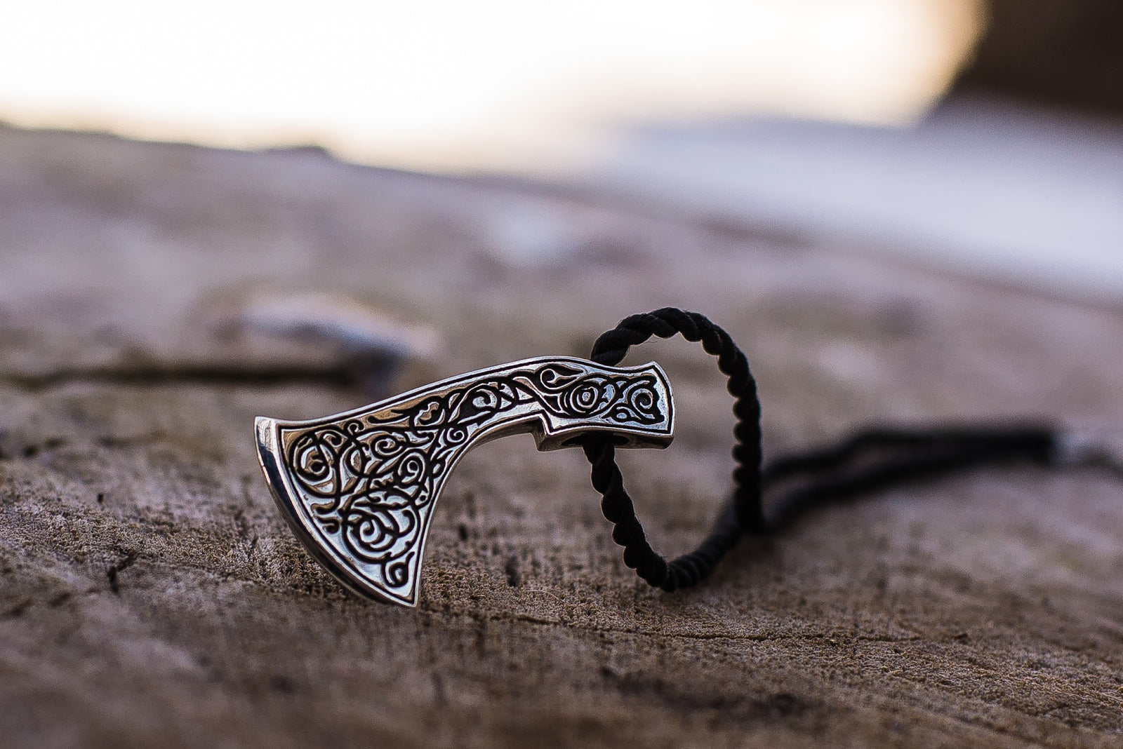 Pendentif Hache et Ornement Mokosh — Argent 925