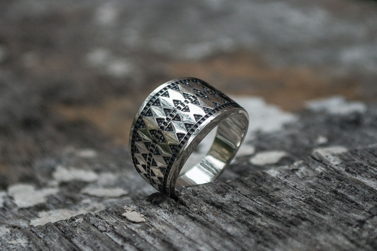 Bague Anneau Viking Erik — Argent 925