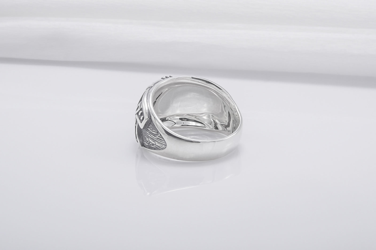 Bague Chevalière Viking Egil — Argent 925