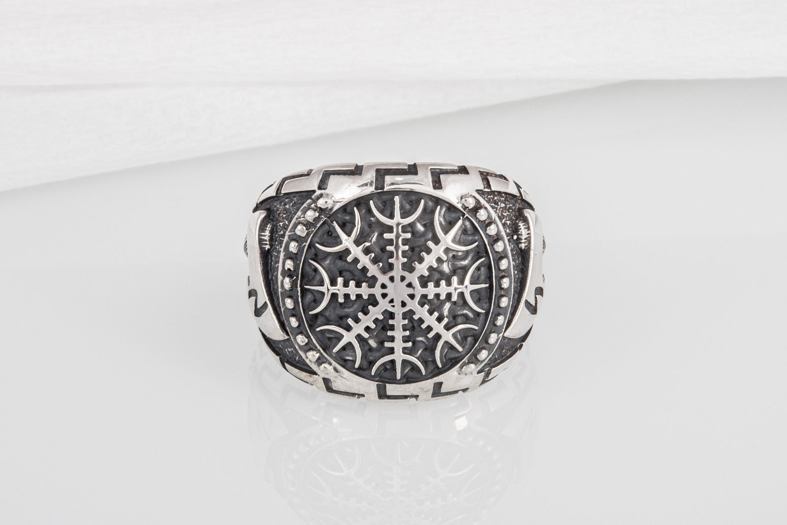 Bague Brutal et Aegishjalmur — Argent 925
