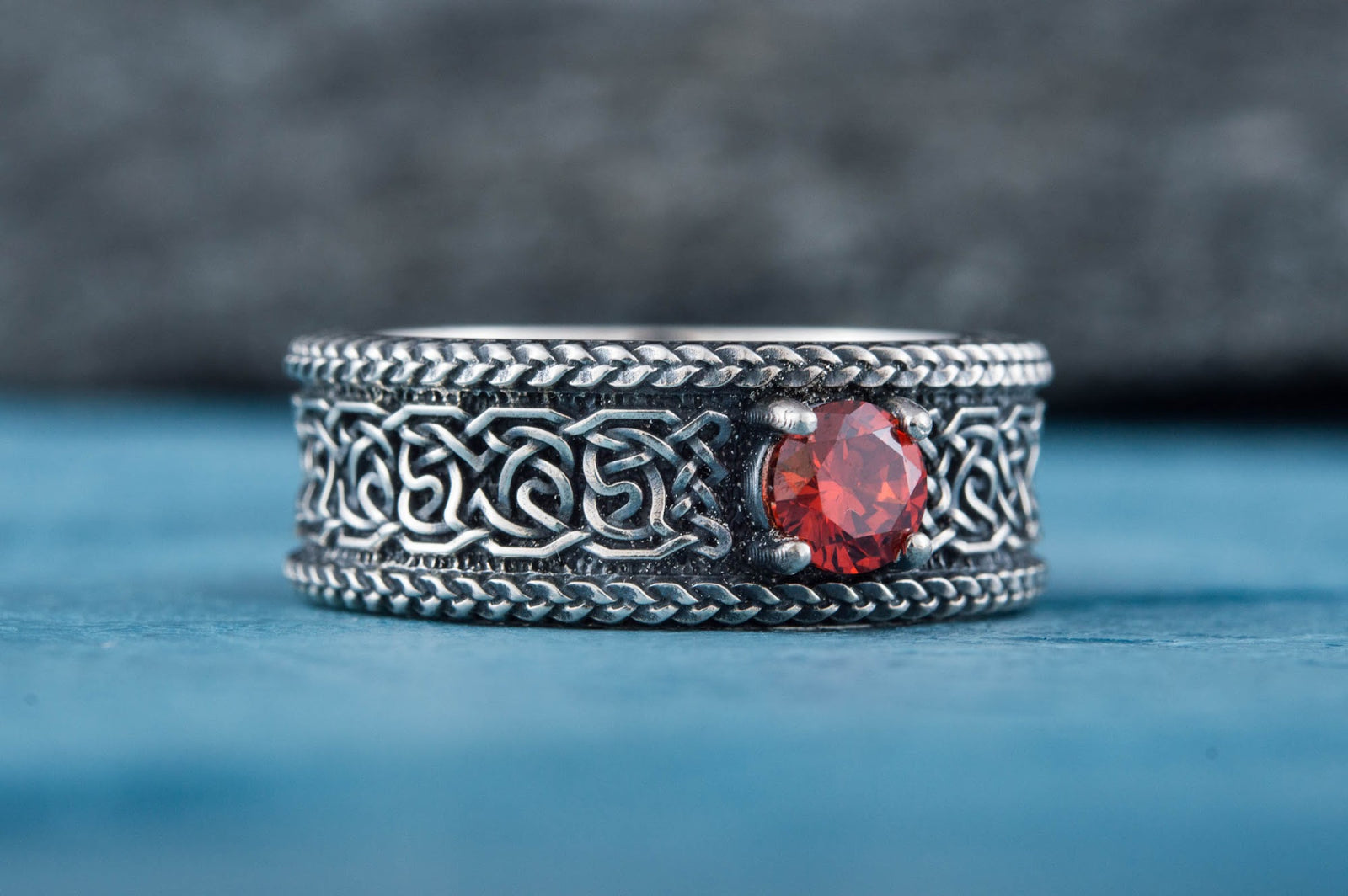 Bague Ornement Halvar — Argent 925