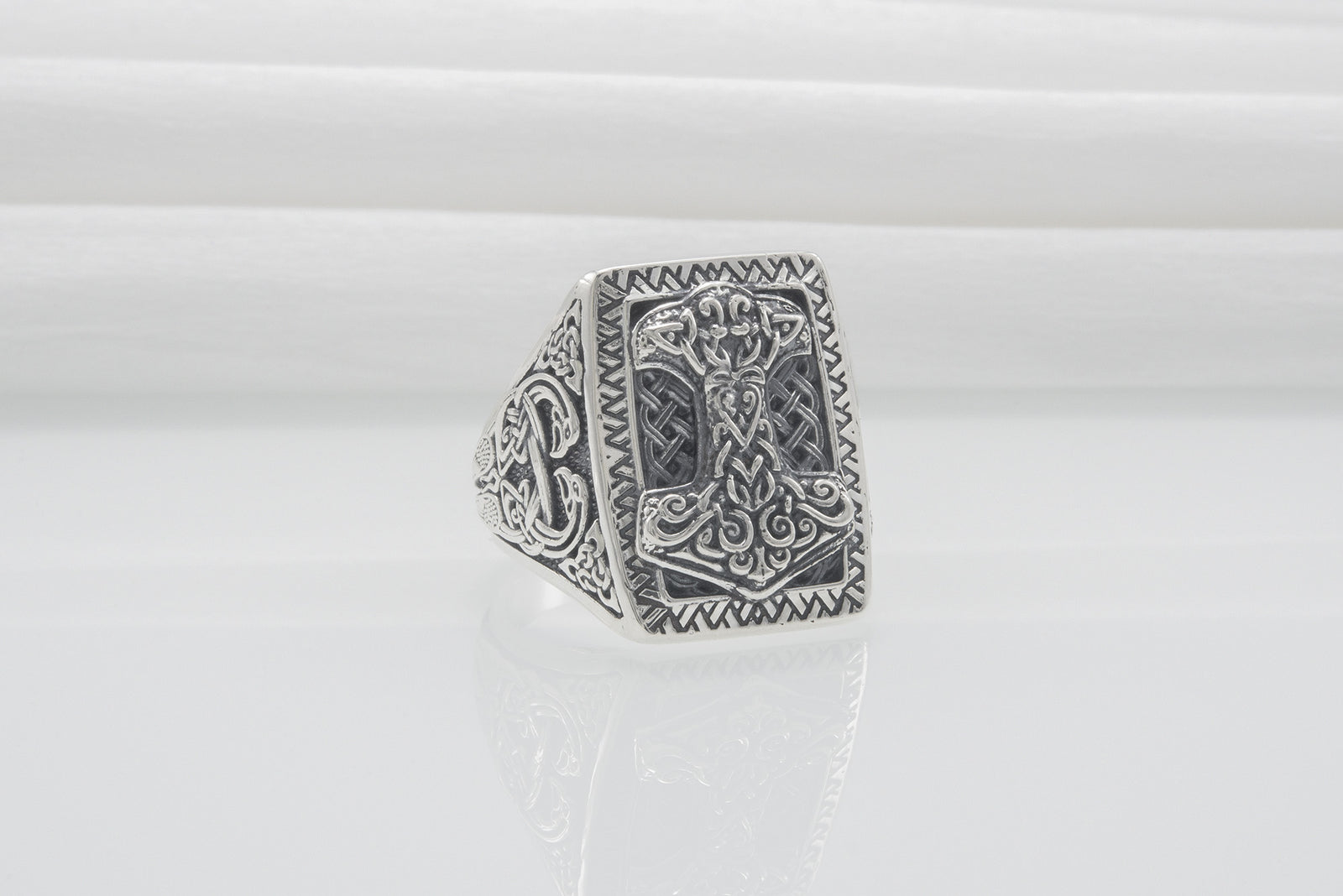 Bague Mjölnir et Chevalière — Argent 925